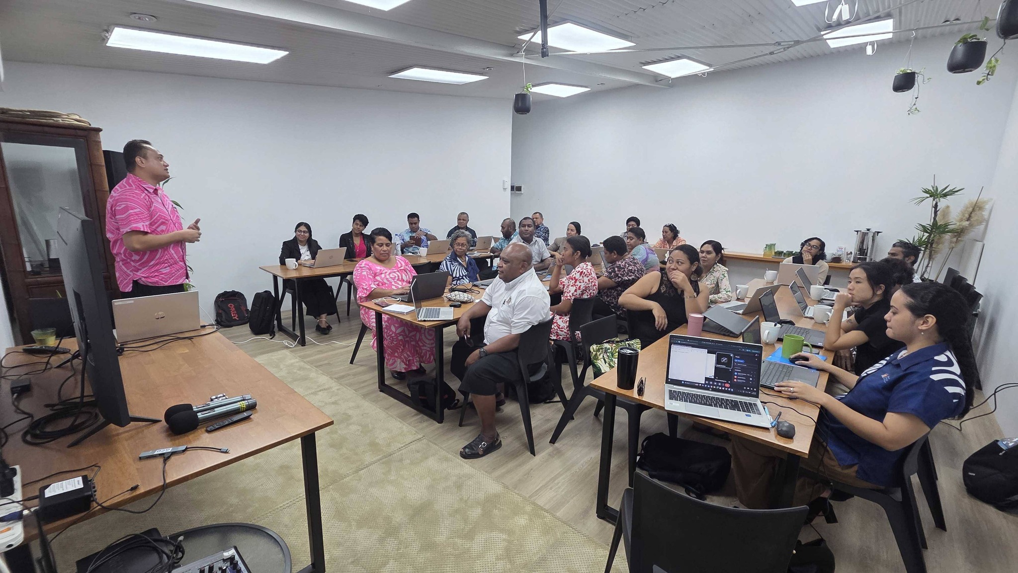 Ken delivering AI training for the Ministry of Tourism and Civil Aviation